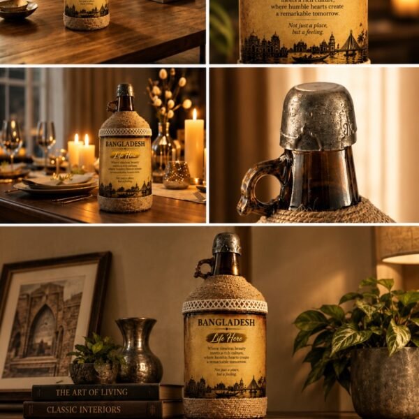 Heritage Dhaka Glass Bottle